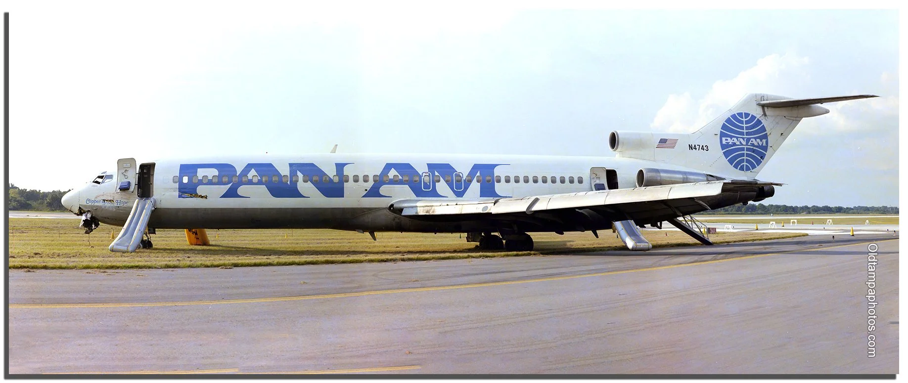 Pan Am Jet Clipper Good Hope runway crash November 1986 — Old